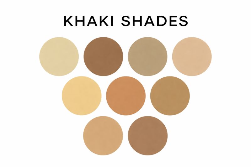 warna khaki